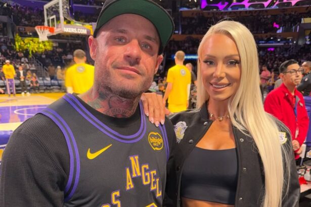 LeBron James fans - Mark Carroll and Lauren Simpson