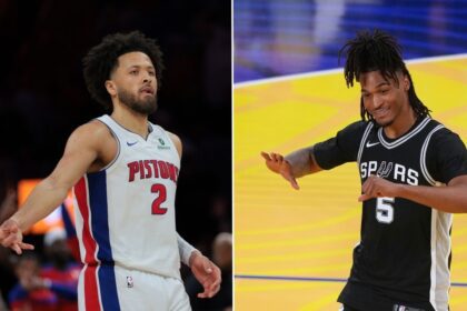 NBA Fans Go Wild As Cade Cunningham Shoves Stephon Castle In Scuffle During Pistons-Spurs Game