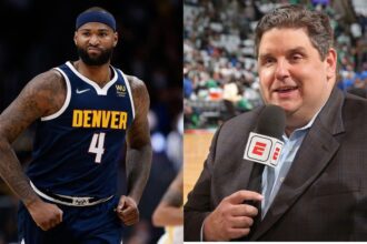 DeMarcus Cousins calls out Brian Windhorst by asking him to participate in the Celebrity All-Star Game. Mandatory Credit: Imagn Images