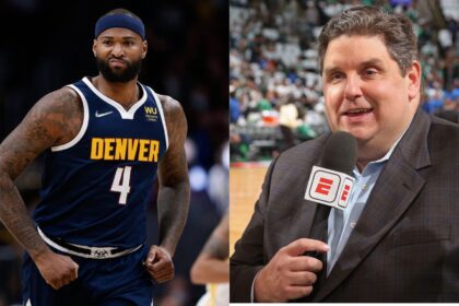 DeMarcus Cousins calls out Brian Windhorst by asking him to participate in the Celebrity All-Star Game. Mandatory Credit: Imagn Images