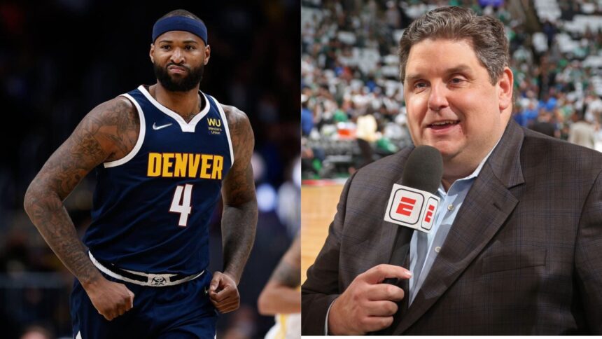 DeMarcus Cousins calls out Brian Windhorst by asking him to participate in the Celebrity All-Star Game. Mandatory Credit: Imagn Images