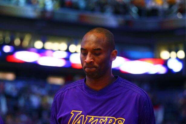 Mar 23, 2016; Phoenix, AZ, USA; Los Angeles Lakers guard Kobe Bryant (24) against the Phoenix Suns at Talking Stick Resort Arena. The Suns defeated the Lakers 119-107. Mandatory Credit: Mark J. Rebilas-Imagn Images