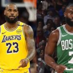 LeBron James endorses Jaylen Brown's status as an MVP candidate. Mandatory Credit: Getty Images