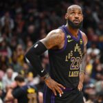 Jan 30, 2026; Washington, District of Columbia, USA; Los Angeles Lakers forward LeBron James (23) on the court against the Washington Wizards during the second half at Capital One Arena. Mandatory Credit: Brad Mills-Imagn Images