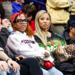 Savannah James watches the Arizona Wildcats during the second half of the game against the Bethune-Cookman Wildcats at McKale Memorial Center.