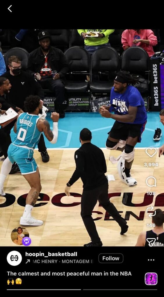 LeBron James Reposts 'The Calmest And Most Peaceful Man In The NBA' Photo Of Isaiah Stewart