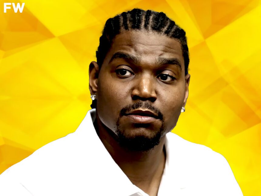 Former Lakers Champion Andrew Bynum Was Seen Riding His Bike In Los Angeles