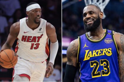 LeBron James And NBA Stars Are Fired Up After Bam Adebayo's 83-Point Outburst