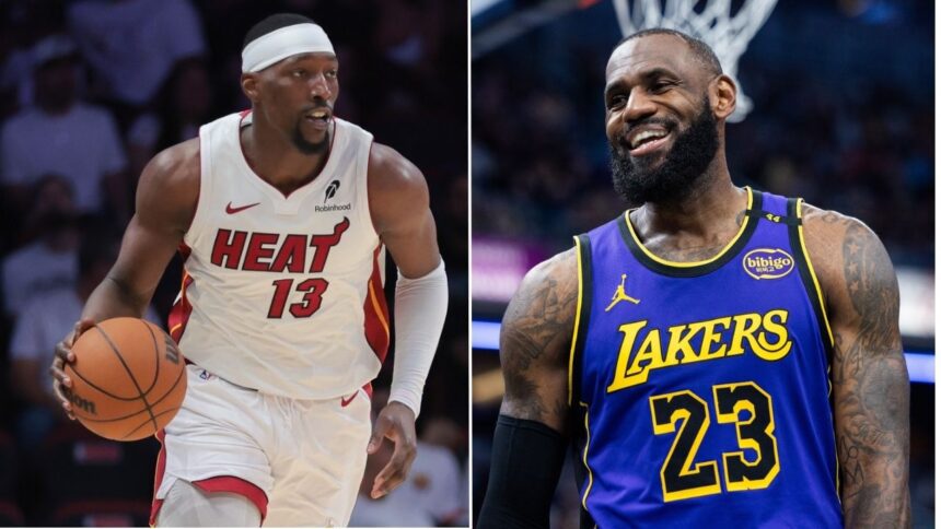 LeBron James And NBA Stars Are Fired Up After Bam Adebayo's 83-Point Outburst