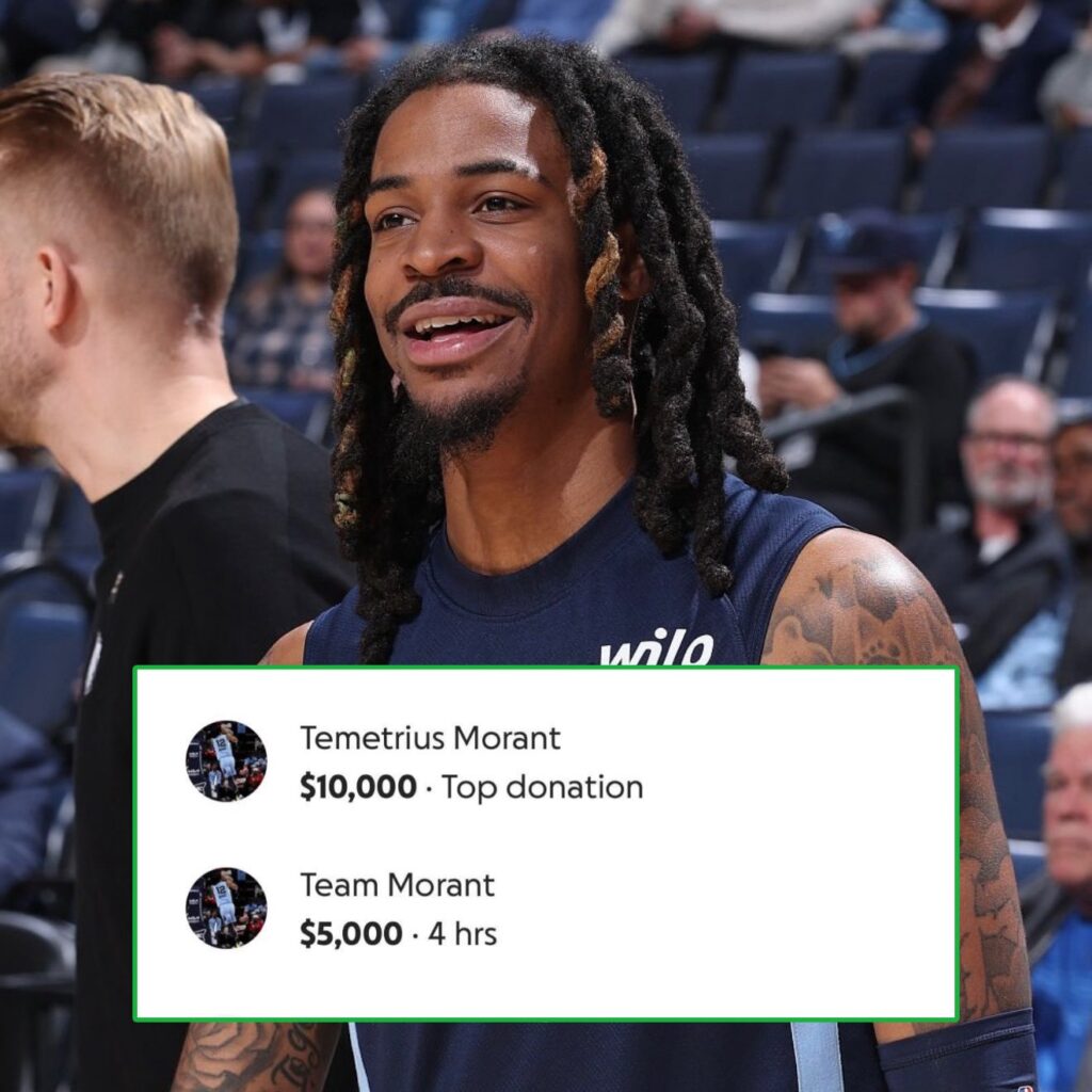 Ja Morant Helps Raise $40K For 11-Year-Old After Serious Accident
