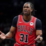 NEW YORK, NEW YORK - FEBRUARY 09: Jaden Ivey #31 of the Chicago Bulls reacts during the game against the Brooklyn Nets at Barclays Center on February 09, 2026 in New York City. Mandatory Credit: Evan Bernstein - Getty Images