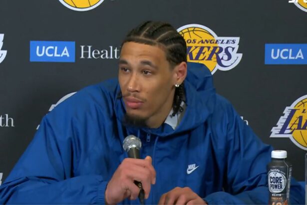 Jaxson Hayes speaks on Nikola Jokic being the best player in the world. Mandatory Credit: X user - @SpectrumSN