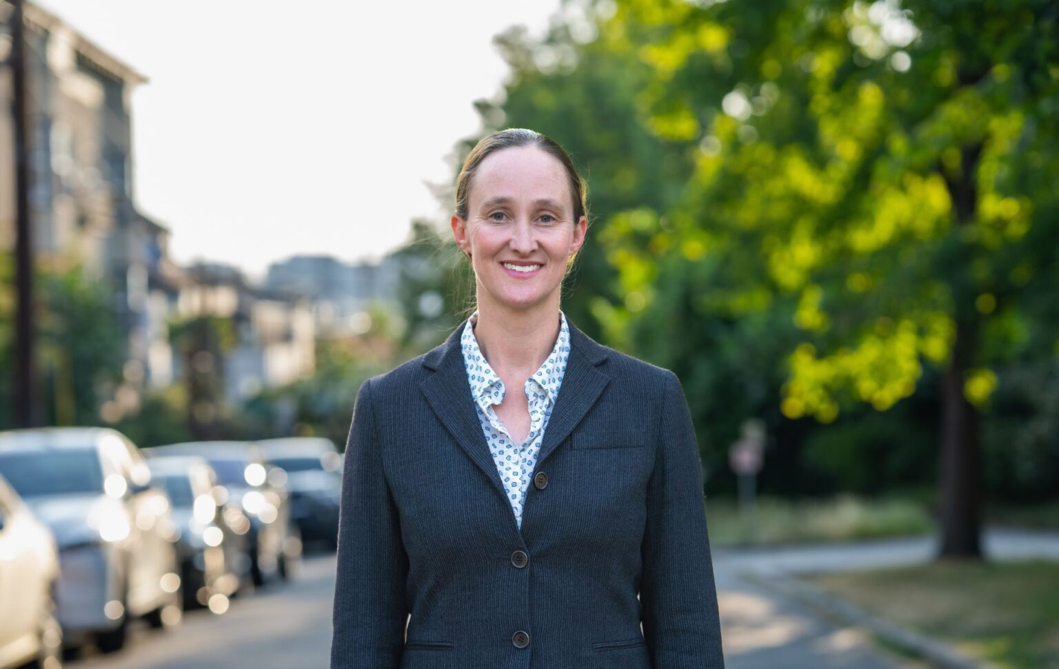 Katie Wilson shares a statement ahead of the NBA expansion vote. Mandatory Credit: Wilson For Seattle