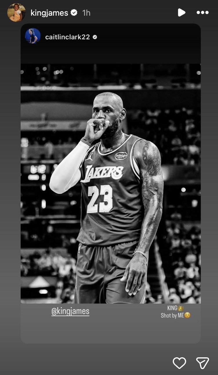 Caitlin Clark Picks LeBron James Over Michael Jordan As GOAT But Says Nikola Jokic Is Her Favorite Player