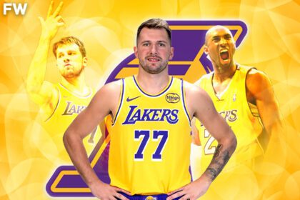 Luka Doncic becomes the first Lakers player to score 60 points in a game since Kobe Bryant. Mandatory Credit: Fadeaway World