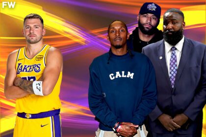 Luka Doncic silences DeMarcus Cousins, Lou Williams, and Kendrick Perkins. Mandatory Credit: Fadeaway World