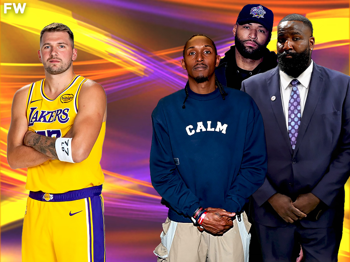 Luka Doncic silences DeMarcus Cousins, Lou Williams, and Kendrick Perkins. Mandatory Credit: Fadeaway World