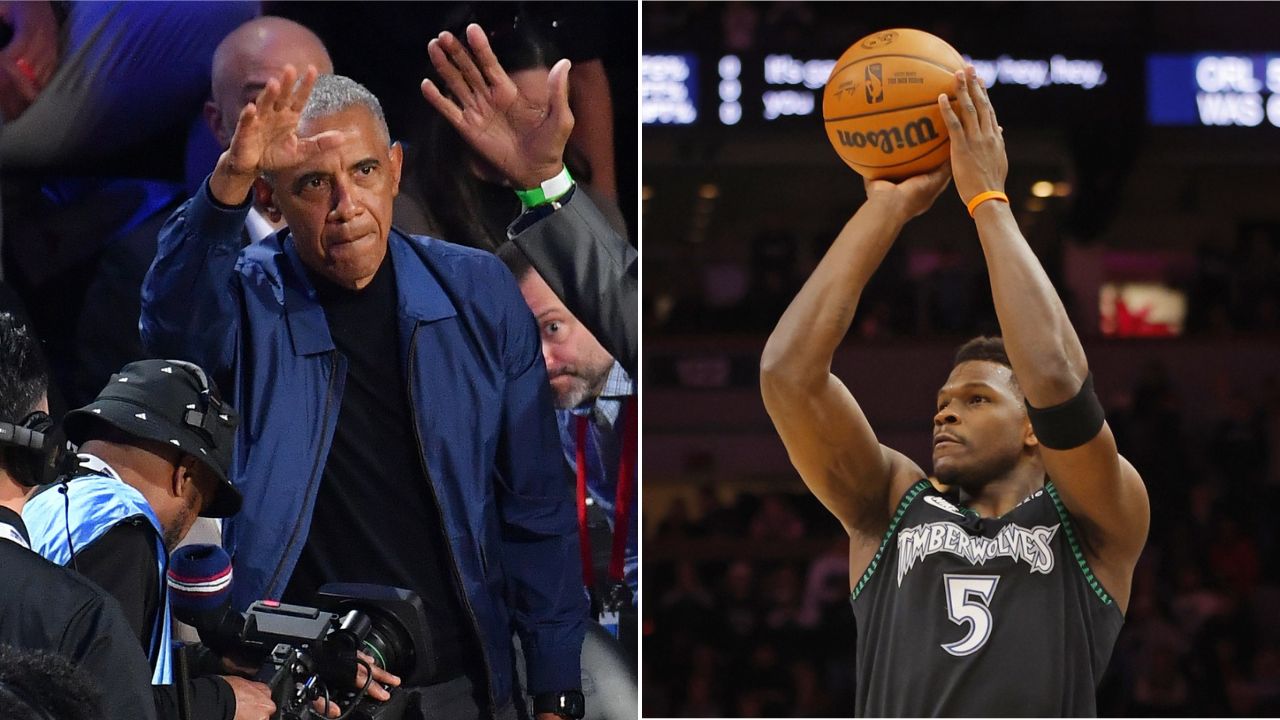 Anthony Edwards And Barack Obama Exchange Hilarious Trash-Talk In The Perfect 1v1 Battle