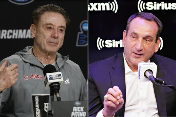 Rick Pitino, Coach K React To UConn Stunning Duke To Reach Final Four Of March Madness
