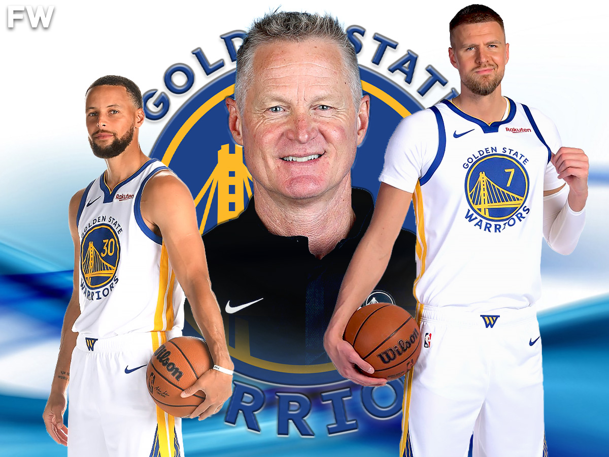 Steve Kerr unveils plans for Kristaps Porzingis and Stephen Curry. Mandatory Credit: Fadeaway World