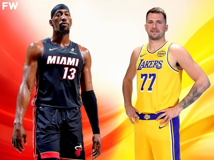 Lakers Announcer Throws Shade At Bam Adebayo After Luka Doncic Subs Himself Out 1 Assist Shy Of 50-Point Triple-Double