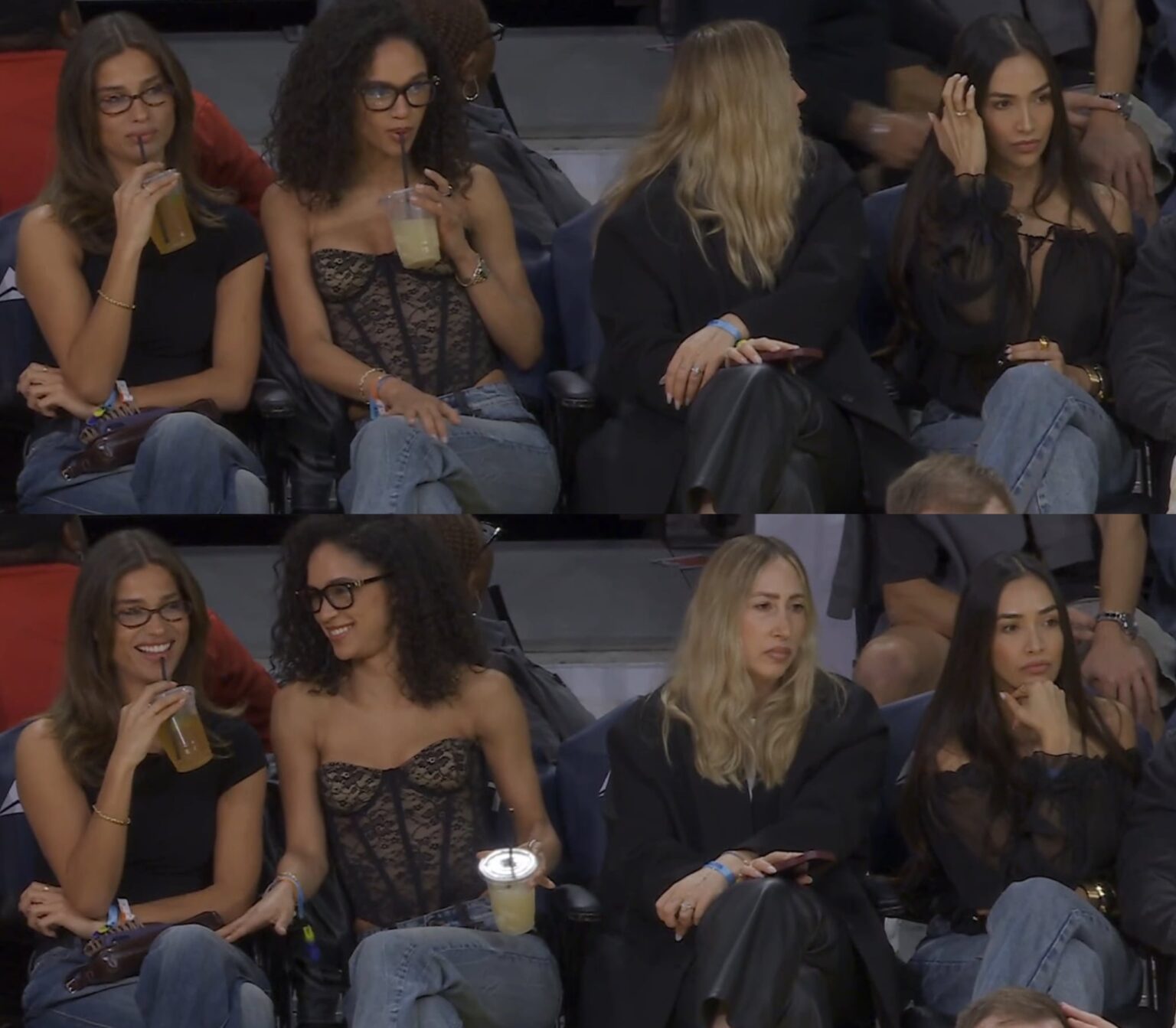 3 Attractive Women Stole Attention At Lakers-Kings Game