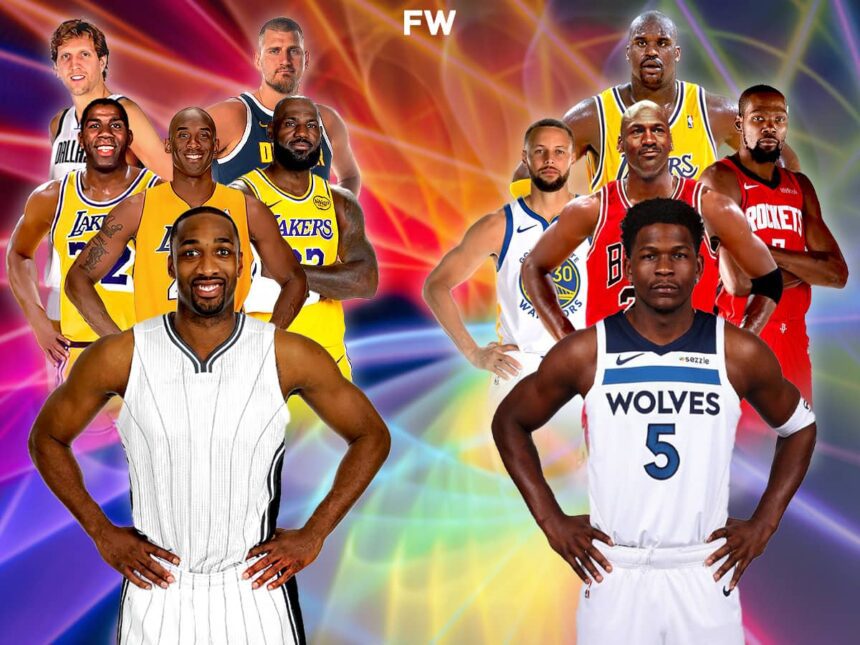 Gilbert Arenas Builds Team To Beat Anthony Edwards' All-Time Starting Five