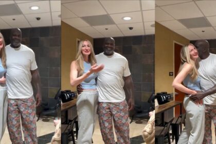 Shaquille O’Neal Seen Kissing And Hugging World’s Tallest Model In Viral Video
