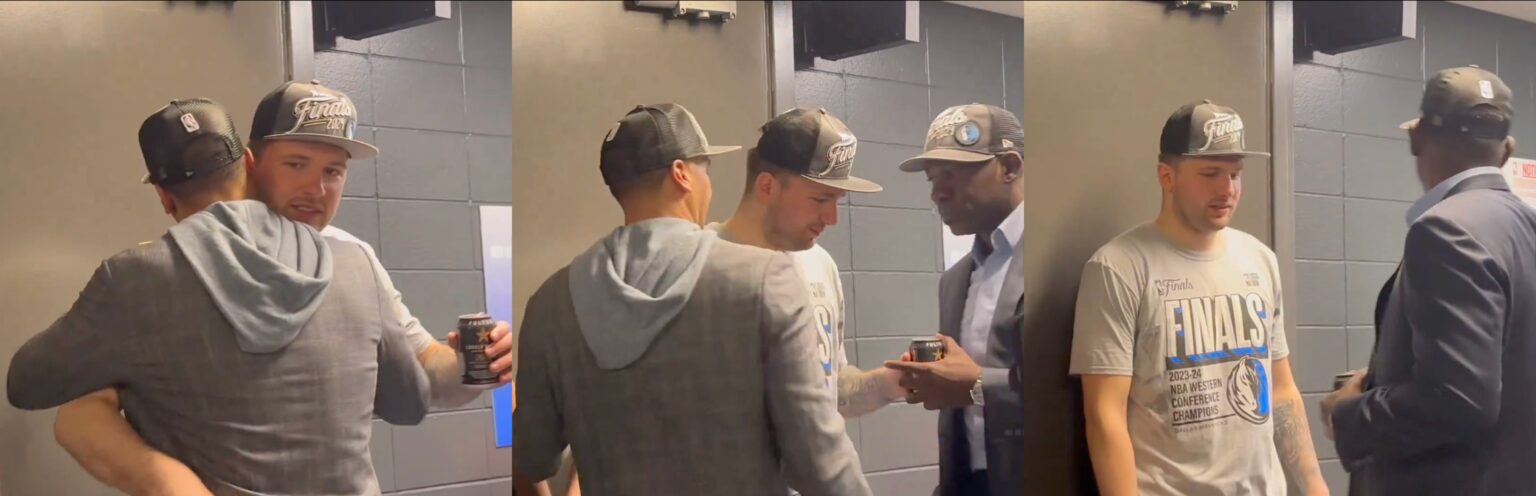 Interim Mavericks GM Michael Finley Reveals Story Behind Taking Luka Doncic's Celebratory Beer