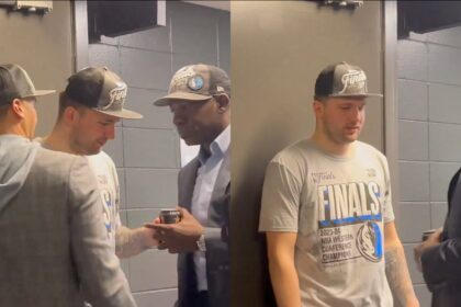 Interim Mavericks GM Michael Finley Reveals Story Behind Taking Luka Doncic's Celebratory Beer