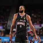 Javale McGee during an Illawarra Hawks game.