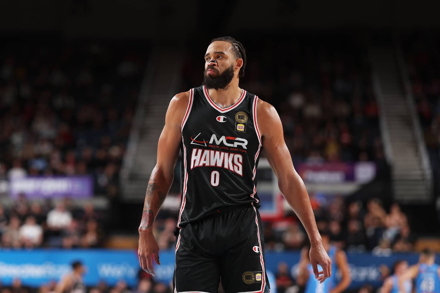 Javale McGee during an Illawarra Hawks game.