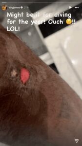 LeBron James' Instagram story.