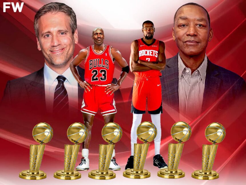 Max Kellerman Smokes Isiah Thomas With His Michael Jordan-Kevin Durant 6 Rings Explanation