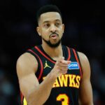 CJ McCollum in action for the Atlanta Hawks. Mandatory Credit: Alika Jenner - Getty Images