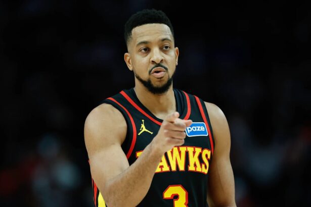 CJ McCollum in action for the Atlanta Hawks. Mandatory Credit: Alika Jenner - Getty Images