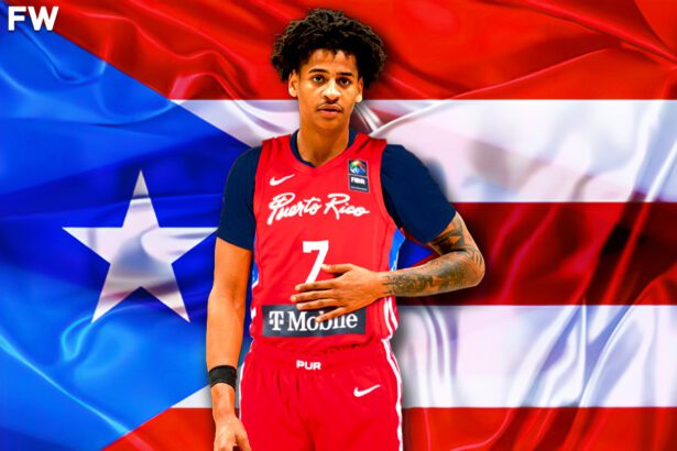 Carmelo Anthony hopes to have his son, Kiyan, represent the Puerto Rican national basketball team. Mandatory Credit: Fadeaway World