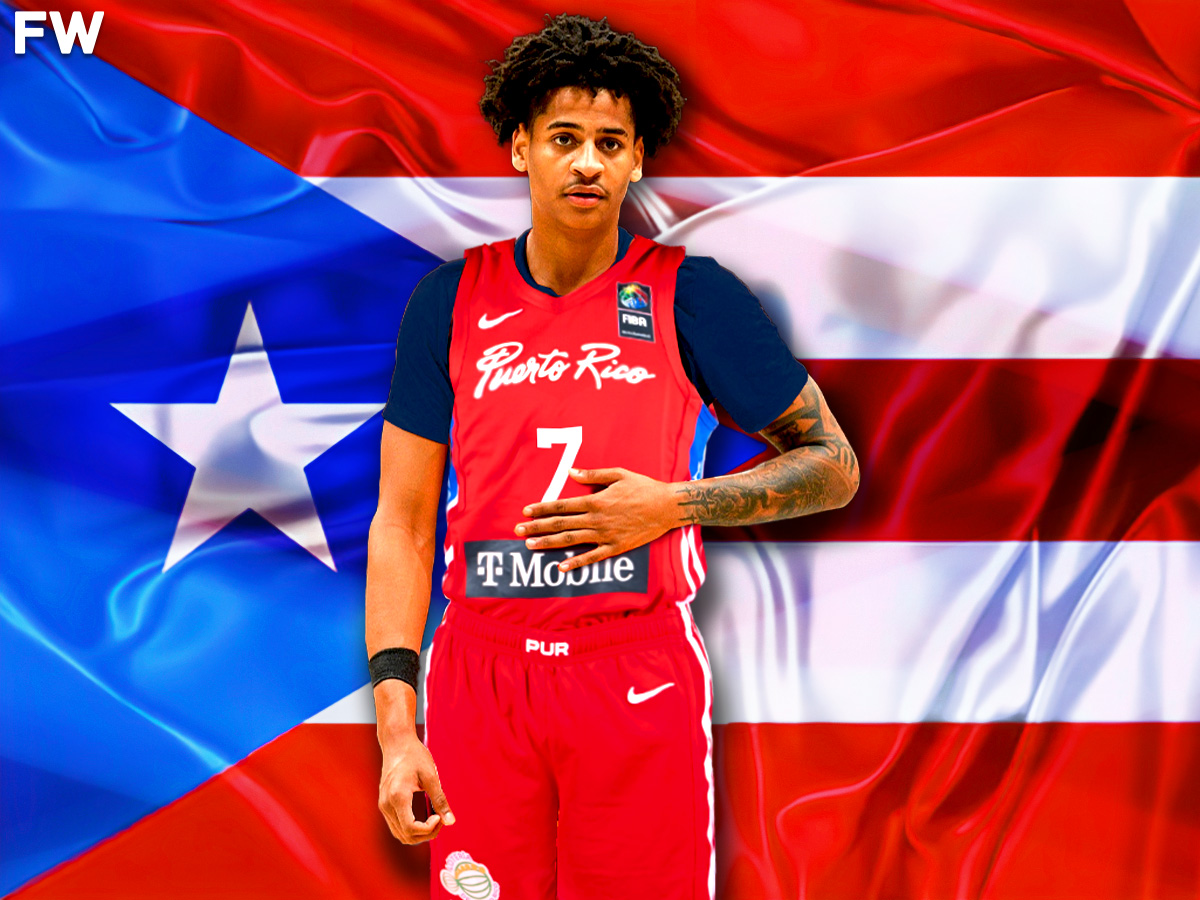 Carmelo Anthony hopes to have his son, Kiyan, represent the Puerto Rican national basketball team. Mandatory Credit: Fadeaway World