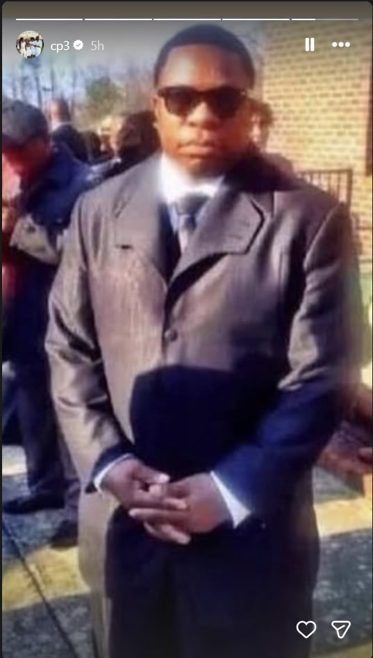 Chris Paul posted a photo of Big Fendi on his IG story to troll the Clippers.Mandatory Credit: Instagram user - @cp3