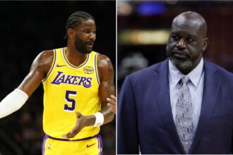 Shaquille O'Neal Drops Frustrated Reaction To Deandre Ayton Airballing A Wide-Open Lob From LeBron James