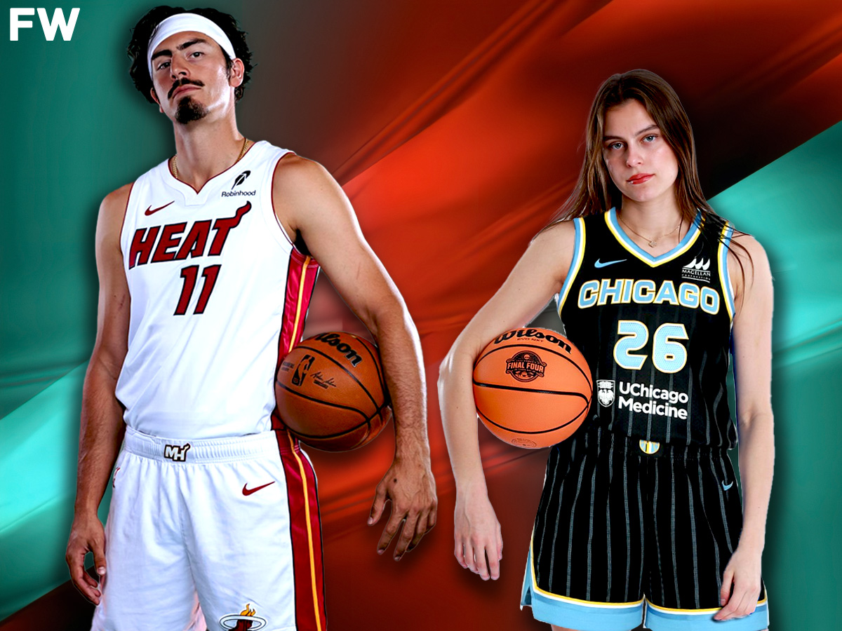 Jaime Jaquez Jr. and his sister, Gabriela, were given Spanish names with the intention of representing their Spanish lineage. Mandatory Credit: Fadeaway World