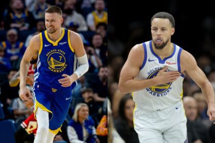 Kristaps Porzingis remains optimistic about building chemistry with Stephen Curry. Mandatory Credit: Imagn Images