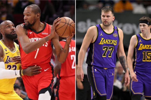 Kevin Durant Previews Facing LeBron James And Lakers Without Luka Doncic, Austin Reaves