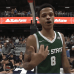 Shaquille O'Neal's Son Shaqir Puts On A Show At 2026 College Dunk Contest