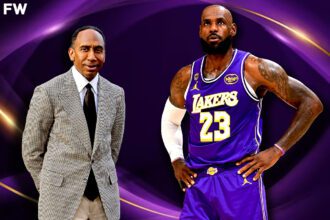 Stephen A. Smith goes off on LeBron James for playing the victim in the GOAT debate. Mandatory Credit: Fadeaway World