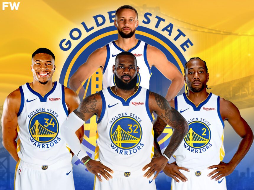 The Golden State Warriors are interested in Giannis Antetokounmpo, LeBron James, and Kawhi Leonard. Mandatory Credit: Fadeaway World