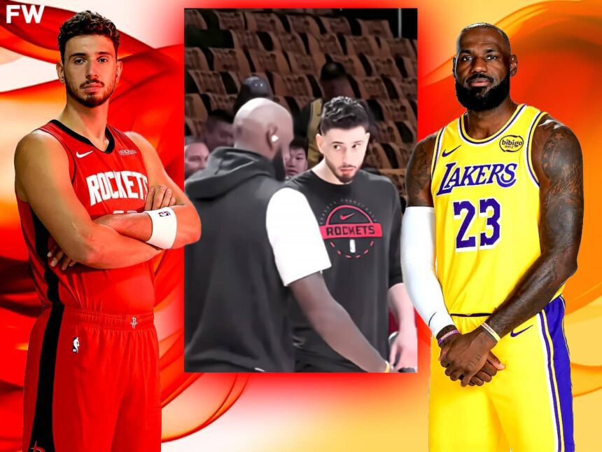 Alperen Sengun Shuts Down Viral LeBron James Moment: "I Wasn't Standing Up For Him"