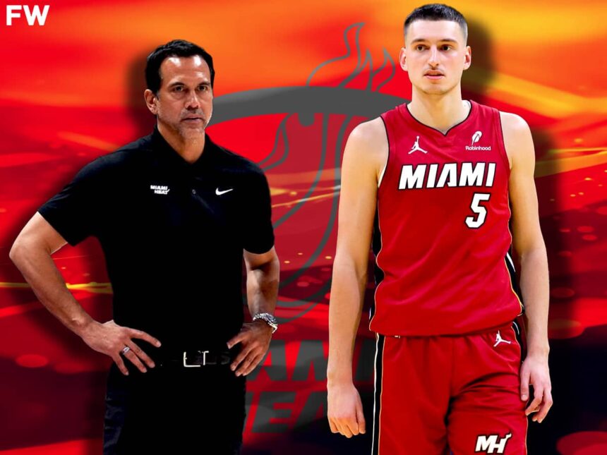 Erik Spoelstra Tells Nikola Jovic Not To Have A "Victim Mindset" After Frustrating Season