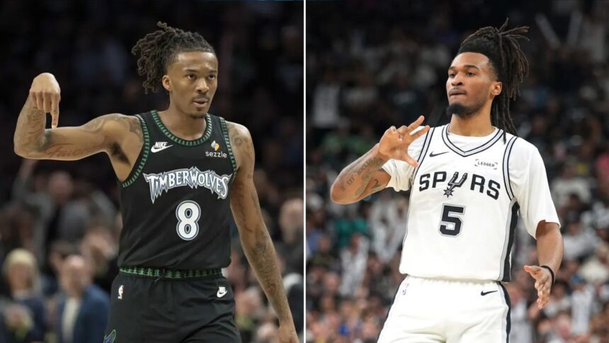 Stephon Castle Addresses Altercation With Bones Hyland In Game 2 Of Spurs vs. Timberwolves Series