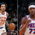 Tempers Flare At Knicks vs. 76ers Game As Jeremy Sochan Triggers VJ Edgecombe With Trash Talk